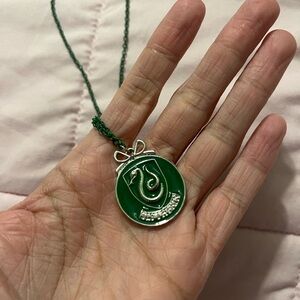 Harry Potter Slytherin Green Pendant Necklace